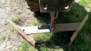 Загортач для мотоблока из металлолома своими руками.