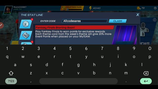 NOVEMBER CODE 🏀 NBA 2K MOBILE REDEEM CODES 2023 - CODES FOR NBA 2K MOBILE CODES