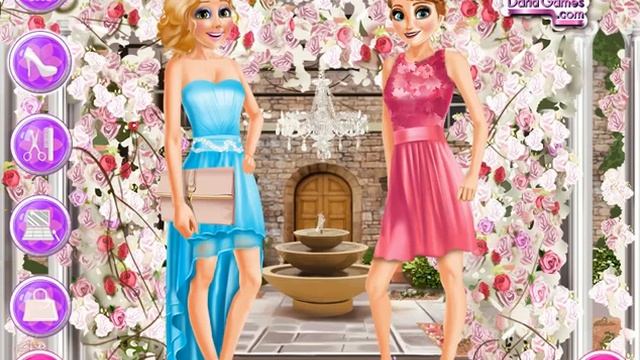 NEW мультик онлайн для девочек—Свадьба Эльзы и подружки невесты—Игры для детей смотреть онлайн