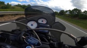 bmw k1200r Autobahn acceleration