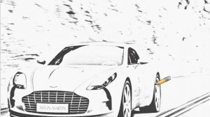 Auto Draw 2: Aston Martin One-77