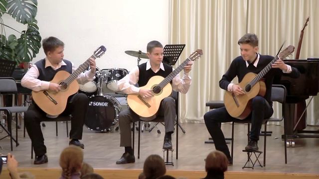 Гальярда, исп.анс. гитаристов смотреть онлайн