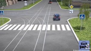 проезд перекрёстков с трамваем