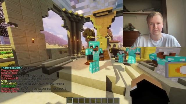 Reacting to Ish's "1000 Players Build MASSIVE Civilization in Minecraft" смотреть онлайн