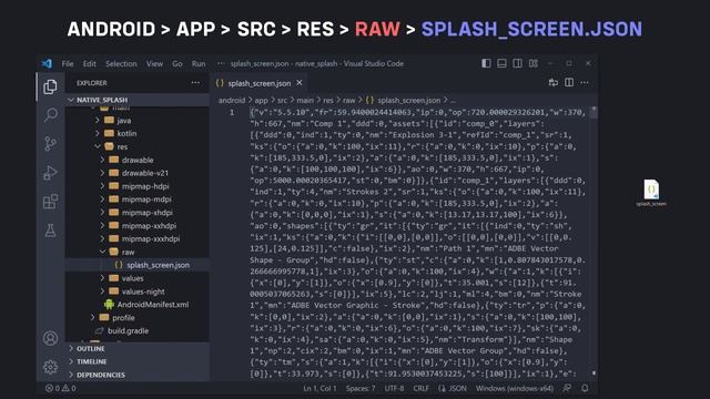 Flutter Animated Native Splash - No NEED any package