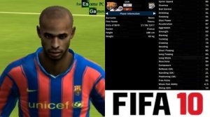 Thierry Henry from FIFA 04 to 14 Face Rotation and Stats | HD 1080p