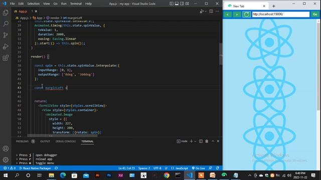 React Native Animation Example | React Native Tutorial Bangla | React Native for Beginners | Part 2 смотреть онлайн