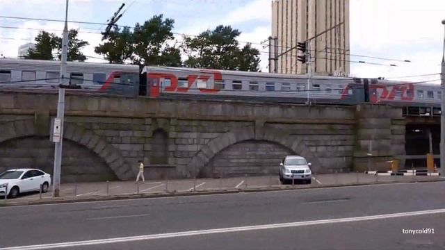 Каланчёвский путепровод до реконструкции, Площадь трех вокзалов смотреть онлайн