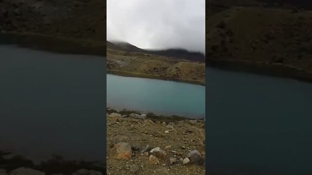 Hiking in Tongariro National Park, New Zealand