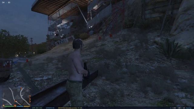 ГТА 5 Тревор пинает массивные швеллеры смотреть онлайн