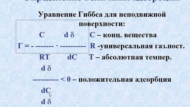 Поверхностные явления