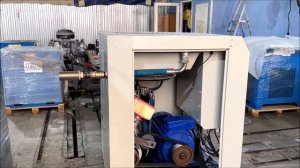 Винтовой компрессор ДЭН-37Ш ЧКЗ. Обзор и демонстрация работы
