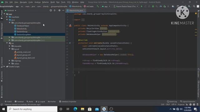 Group Array List - SQLite Database - Android Studio