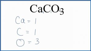 How to Find the Number of Atoms in CaCO3     (Calcium carbonate)