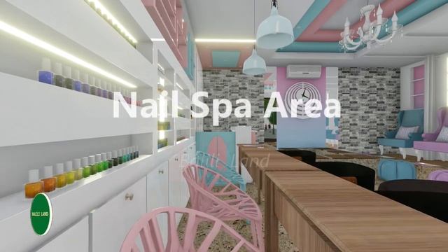 45sqm Floor Area Nail Salon Interior Design Walkthrough in Malate Manila смотреть онлайн