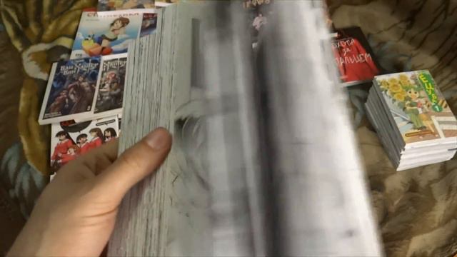 Обзор моих коллекции манг на июль 2017 год. Моя коллекция манги / My manga collection
