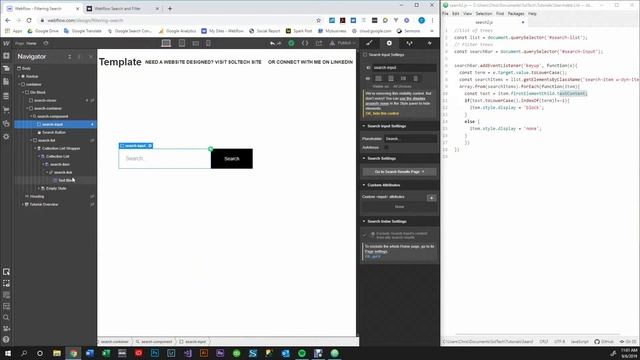 How to Create a Searchable List With Webflow Using JavaScript смотреть онлайн