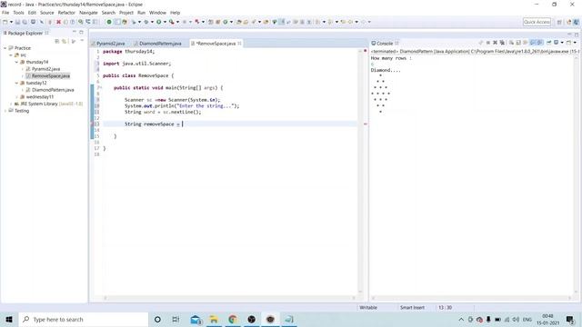 #9 Remove White Spaces in java programming #interviewquestion #java смотреть онлайн