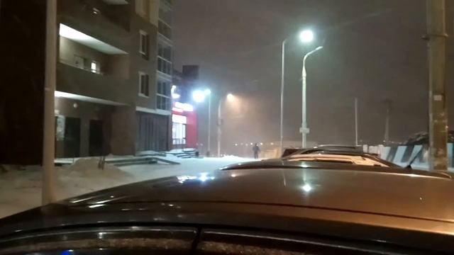 ЖК Стрижи Иркутск, метель, 26.11.2017 г. смотреть онлайн