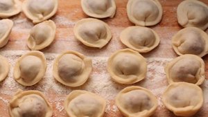 Лазанья из пельменей