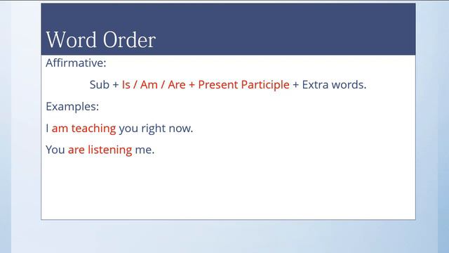 Present Progressive Tense Present Continuous Tense in Urdu and Hindi Learn English in Urdu смотреть онлайн