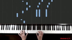 GHOST - UNCHAINED MELODY - PIANO COVER - SYNTHESIA