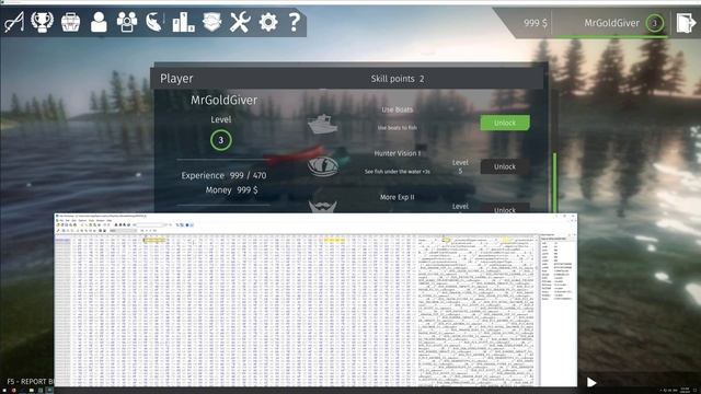 How To Mod Ultimate Fishing Simulator Save Using Hex Editor (PC)