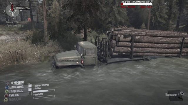 Прохождение игры Spintires: MudRunner #2 Погрузка и перевозка... Подгорит или... смотреть онлайн