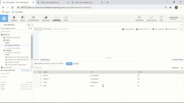 Use dbt Seeds to work with static CSV data смотреть онлайн