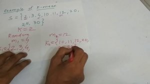 K means algorithm explained with example(Very Easy)