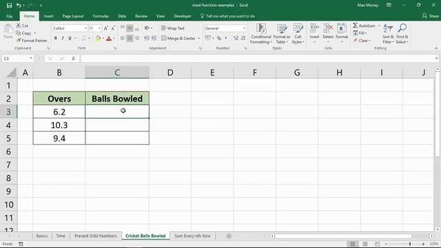 4 Excel MOD Function Examples - Excel Formula Tutorial