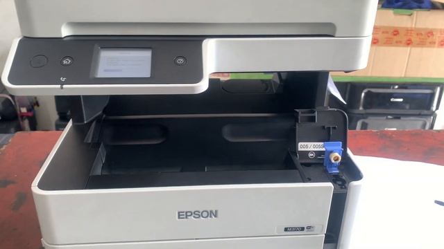 Epson M3170 Manual Head Cleaning at Test Print смотреть онлайн