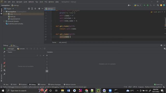 Python class and Objects and Inheritance