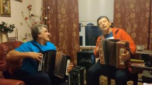 Ты ж меня пидманула ! - исполняют песню - Виктор Лукашов и Сергей Белан (гармонь)