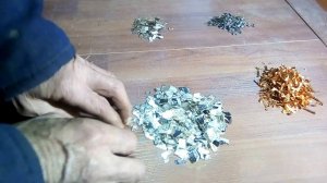 Аффинаж серебра  из КСО конденсаторов без кислот.