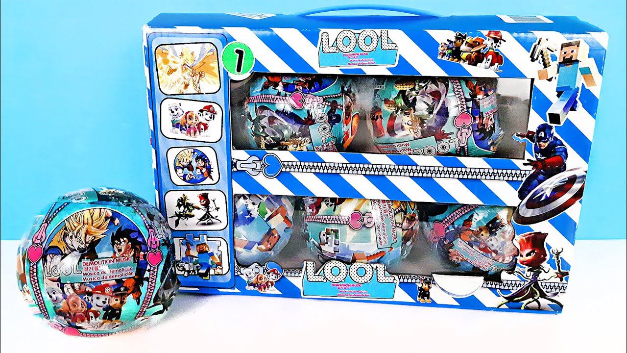 КИТАЙСКИЕ СЮРПРИЗЫ ШАРЫ LOOL! Minecraft, Paw Patrol, Аниме, Marvel, LOL Dolls Surprise unboxing