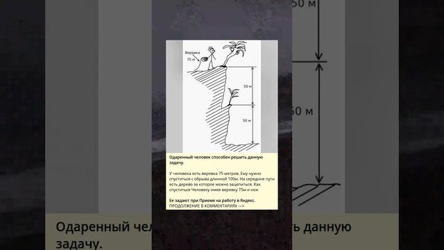 Одаренный человек способен решить данную задачу.