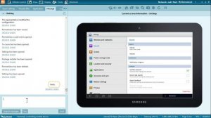 RemoteCall for Android : Remote Support and Control with a Samsung Galaxy Tab