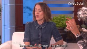 Сара Полсон о своих фобиях и об АИУ | Sarah Paulson rus sub