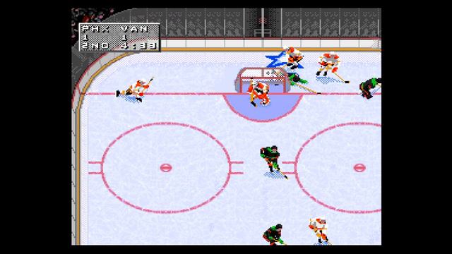NHL 97 Super Nintendo gameplay footage. смотреть онлайн