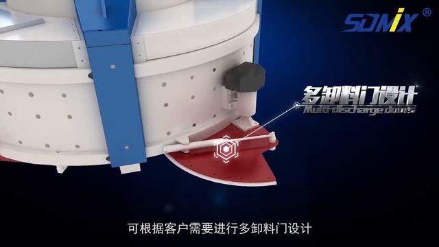 Принцип работы бетоносмесителя SDMIX Двухвального и планетарного смотреть онлайн