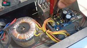 BEHRINGER BXL450 bass guitar amplyfier no sound (done repair)