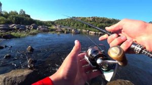 Рыбалка с новым спиннингом azura   X-GAME