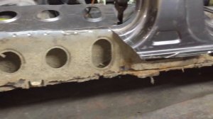 Замена порогов ВАЗ.