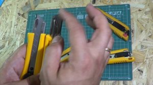Обзор ножей OLFA Модель OL, PL 1, BN L, BN AL, EXL Часть 8 Overview of knives.