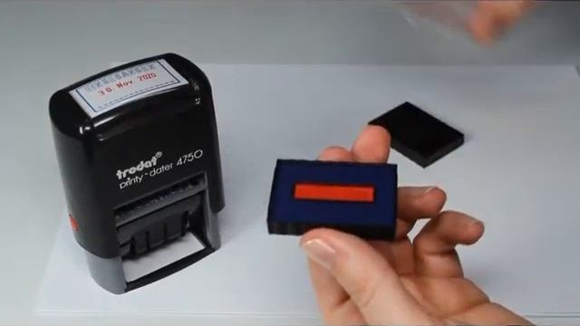 Смена штемпельной подушки Printy (P2) RU смотреть онлайн