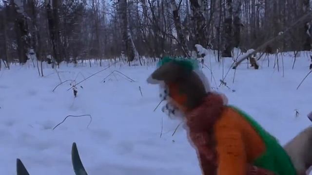 Финдус катается на лыжах смотреть онлайн