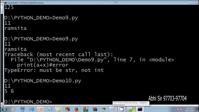 python tutorial in hindi part-6 by abhi sir смотреть онлайн