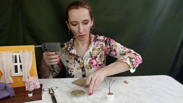 #чемзанятьребенкадома Из чего сделать землю в миниатюре? Секреты декора для миниатюрного домика