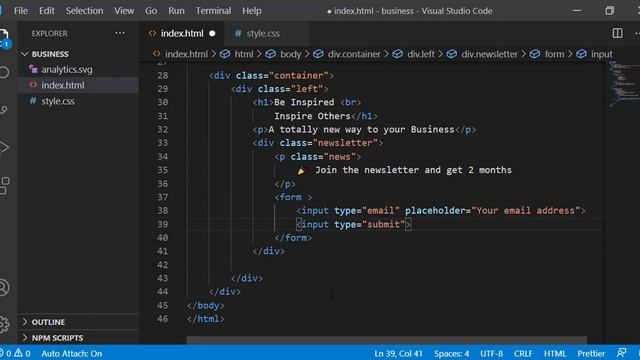 How to create a modern business website using Html /CSS | Website 2023 | HTML5 and CSS3
